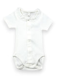 Body manches courtes col 1 mois