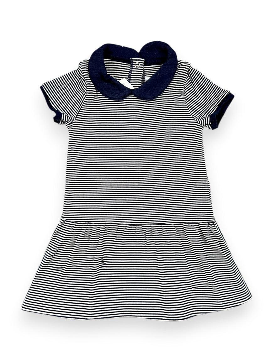 Robe manches courtes rayures 6 mois