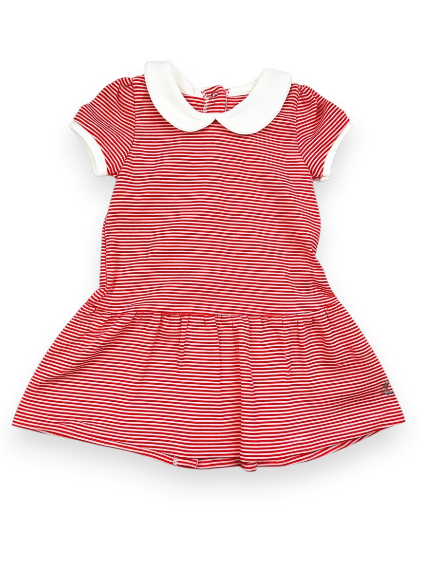 Robe manches courtes rayures 6 mois