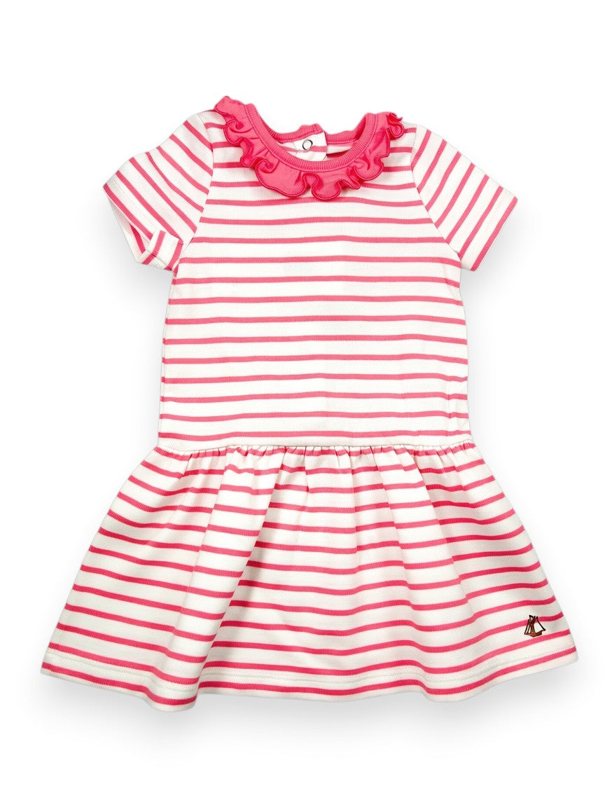 Robe manches courtes rayures 6 mois