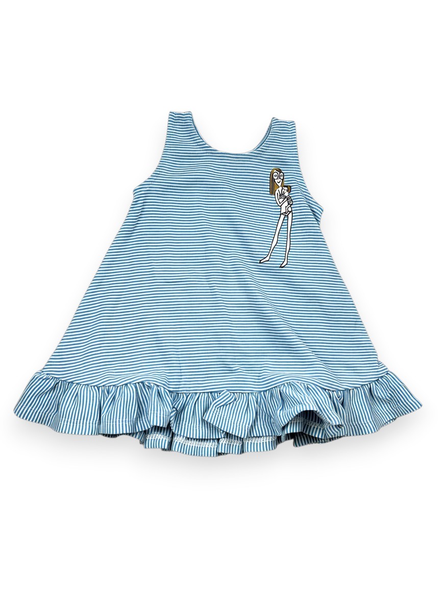 Robe sans manches fille 6 mois