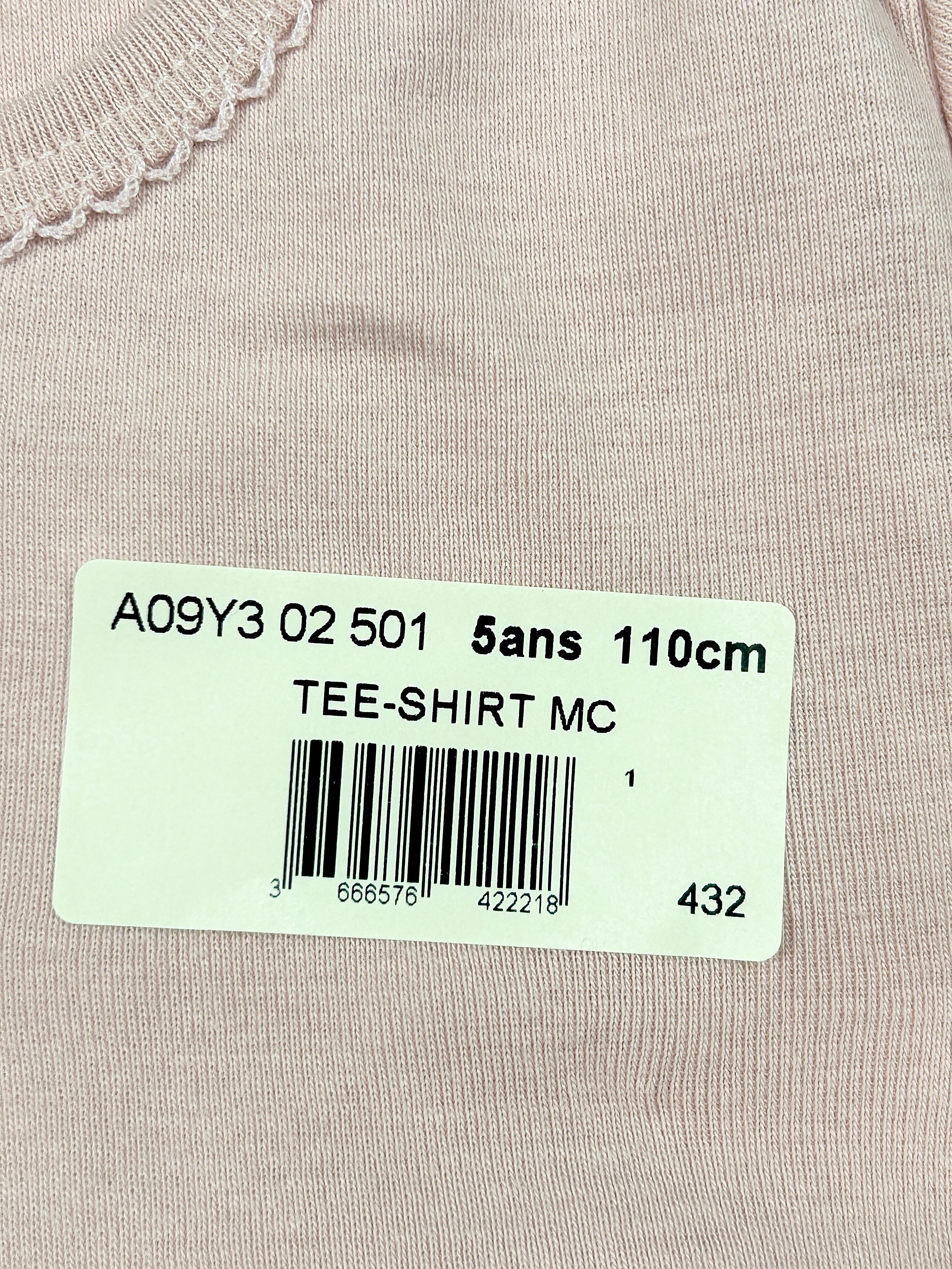 T-shirt manches courtes 5 ans