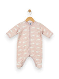 Pyjama velours bébé 1 mois