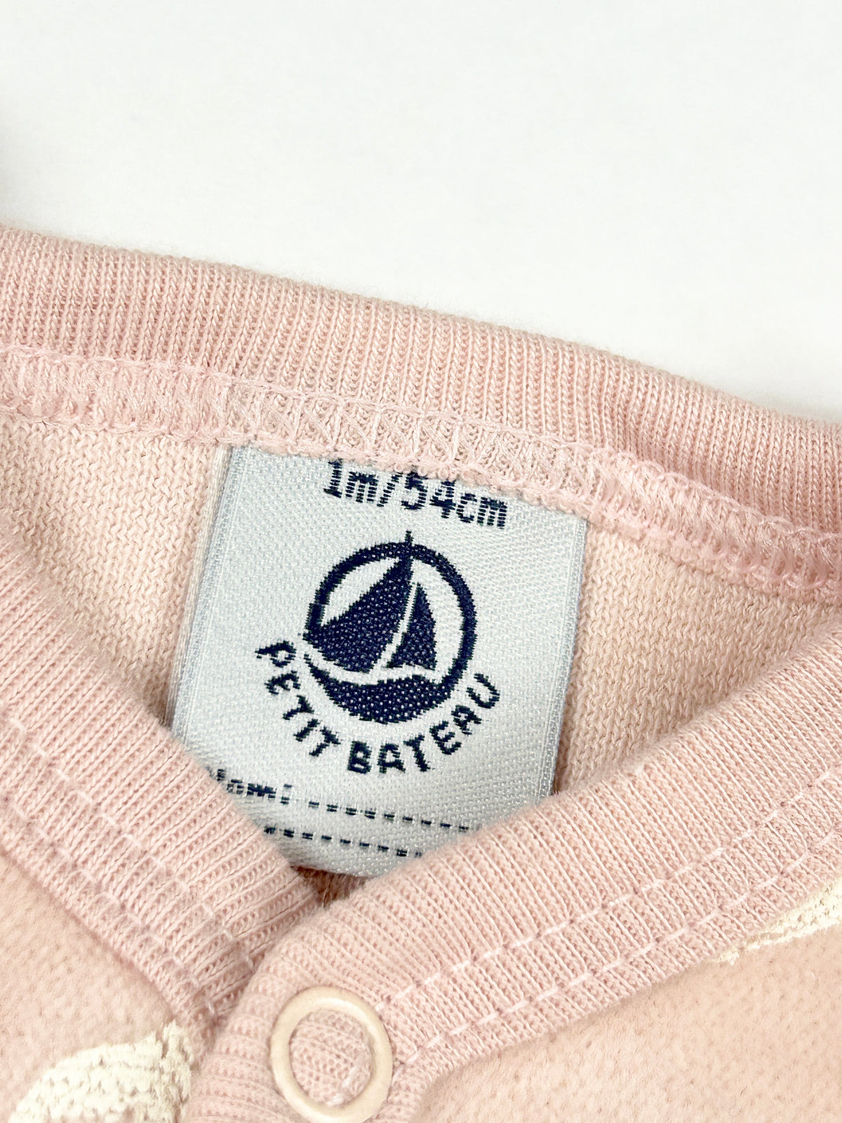 Pyjama velours bébé 1 mois