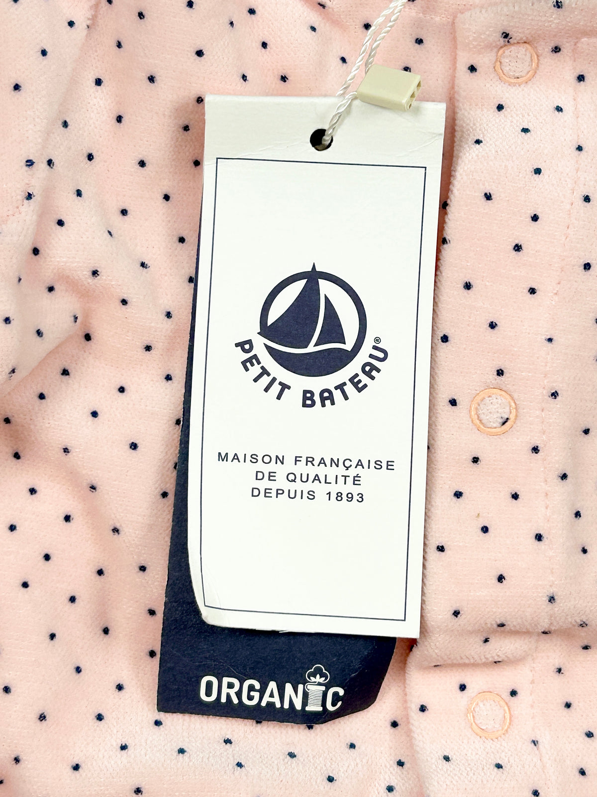 Pyjama velours bébé 1 mois