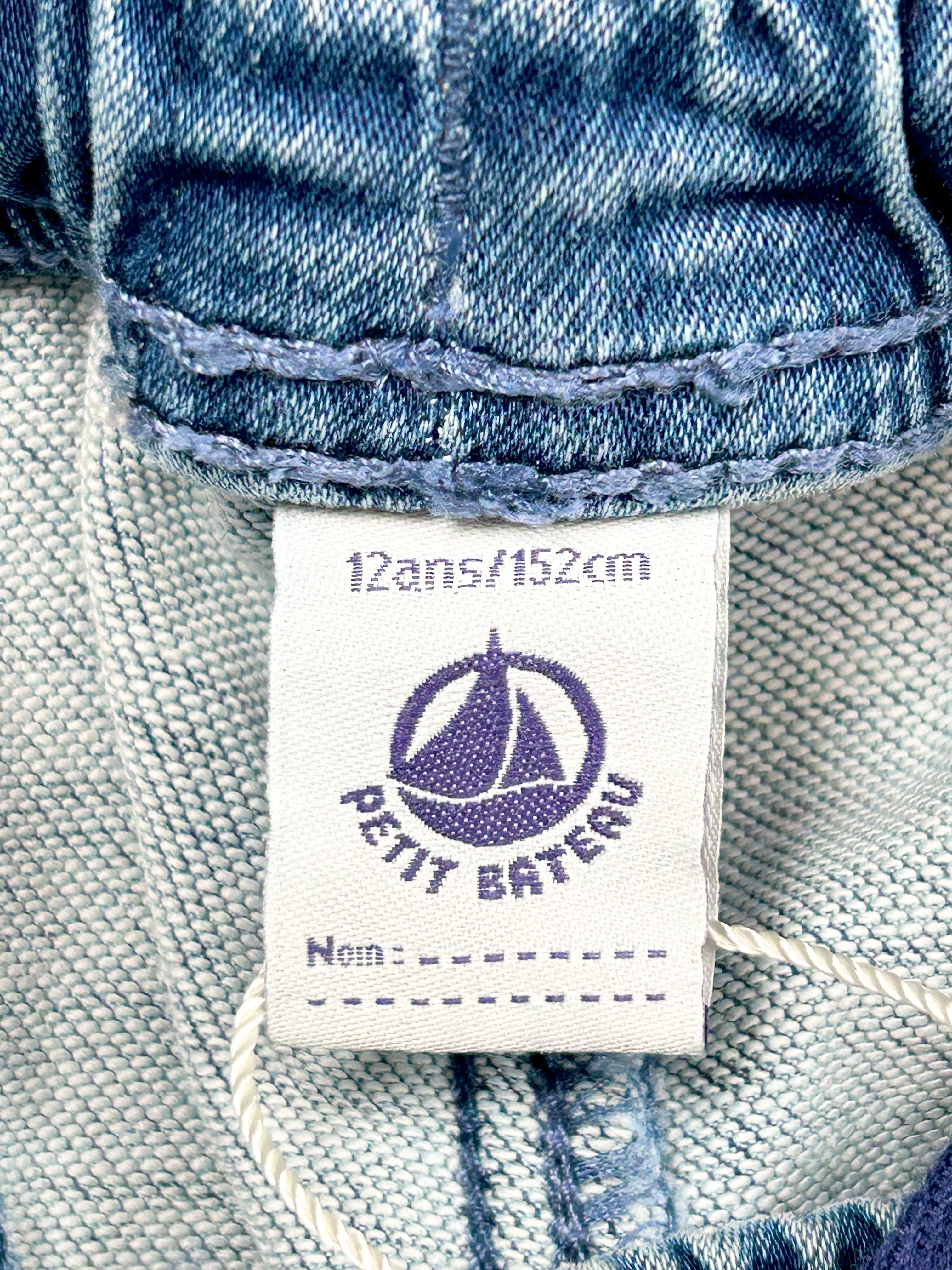 Short denim enfant 12 ans