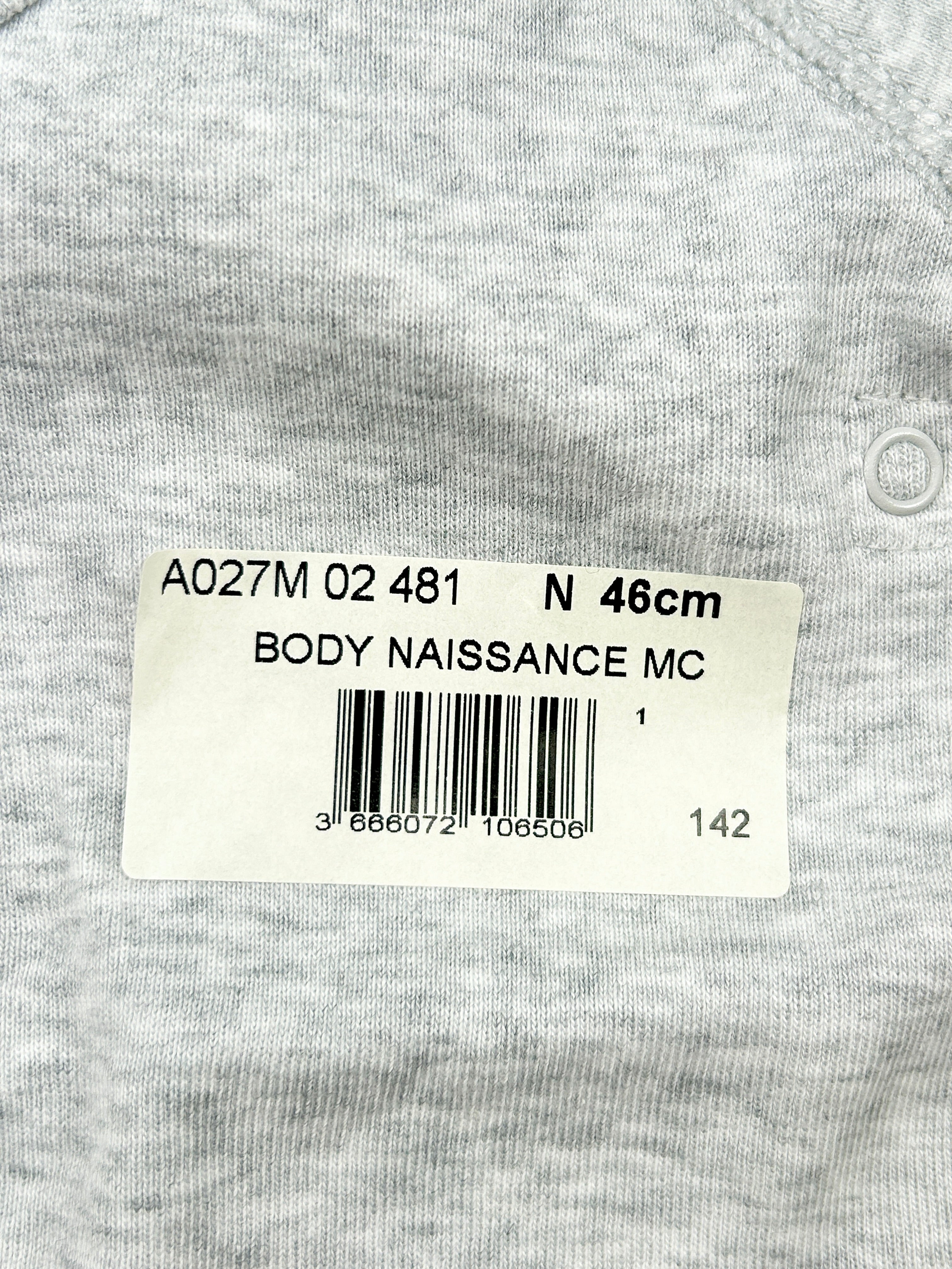 Body ouverture croisée naissance (46 cm)