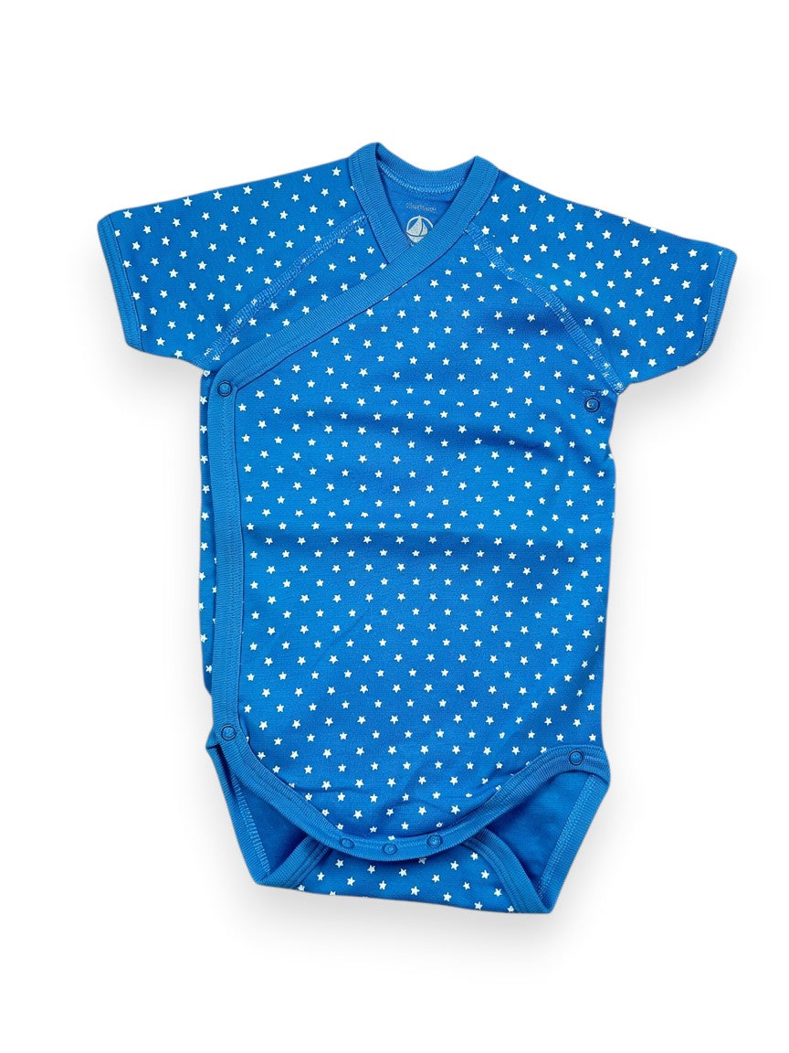 Body manches courtes ouverture croisée 12 mois
