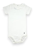Body manches courtes collerette 36 mois