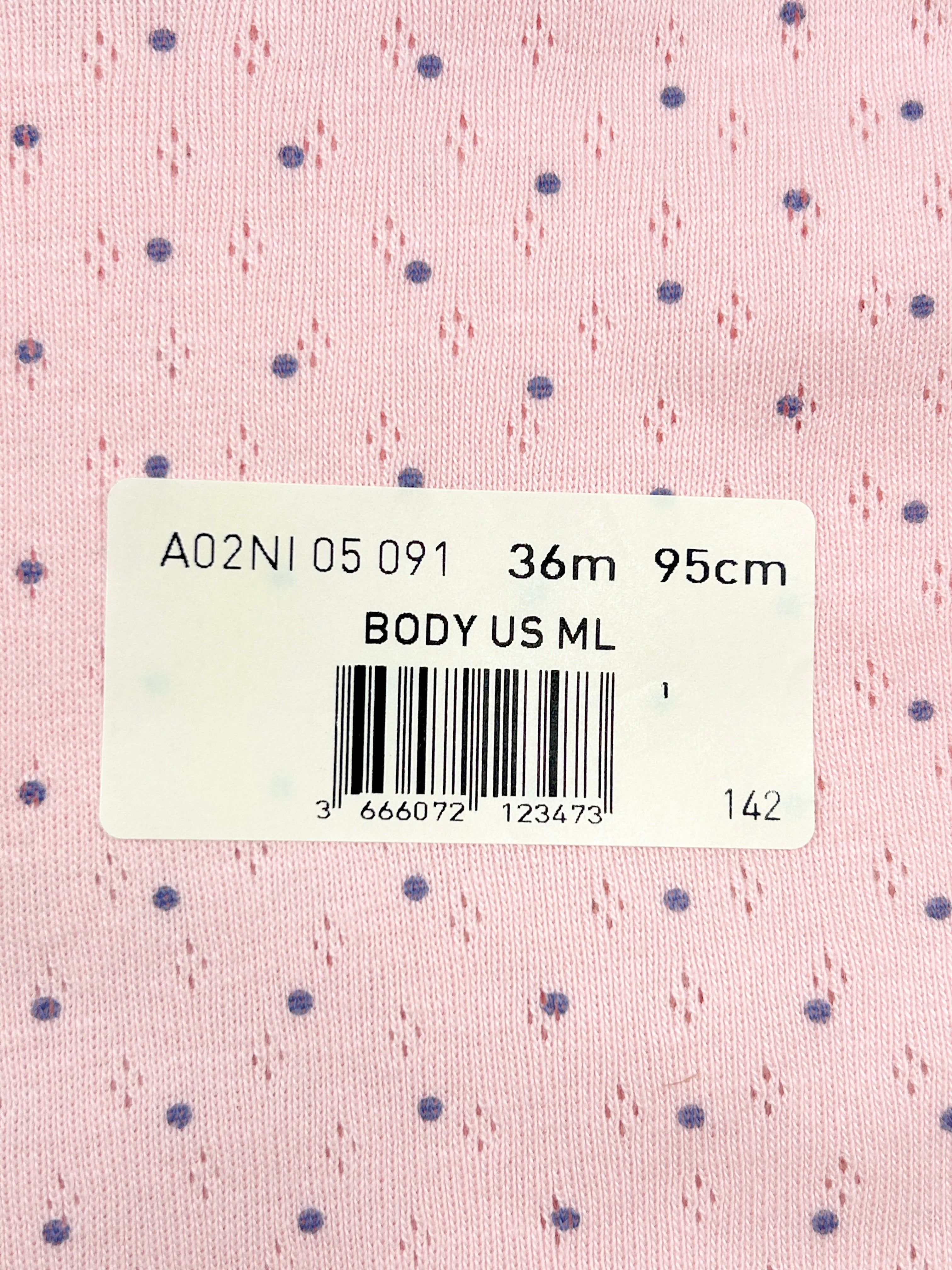 Body manches longues 36 mois