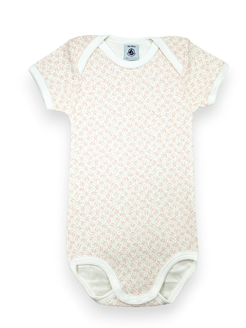 Body manches courtes fleuri 36 mois