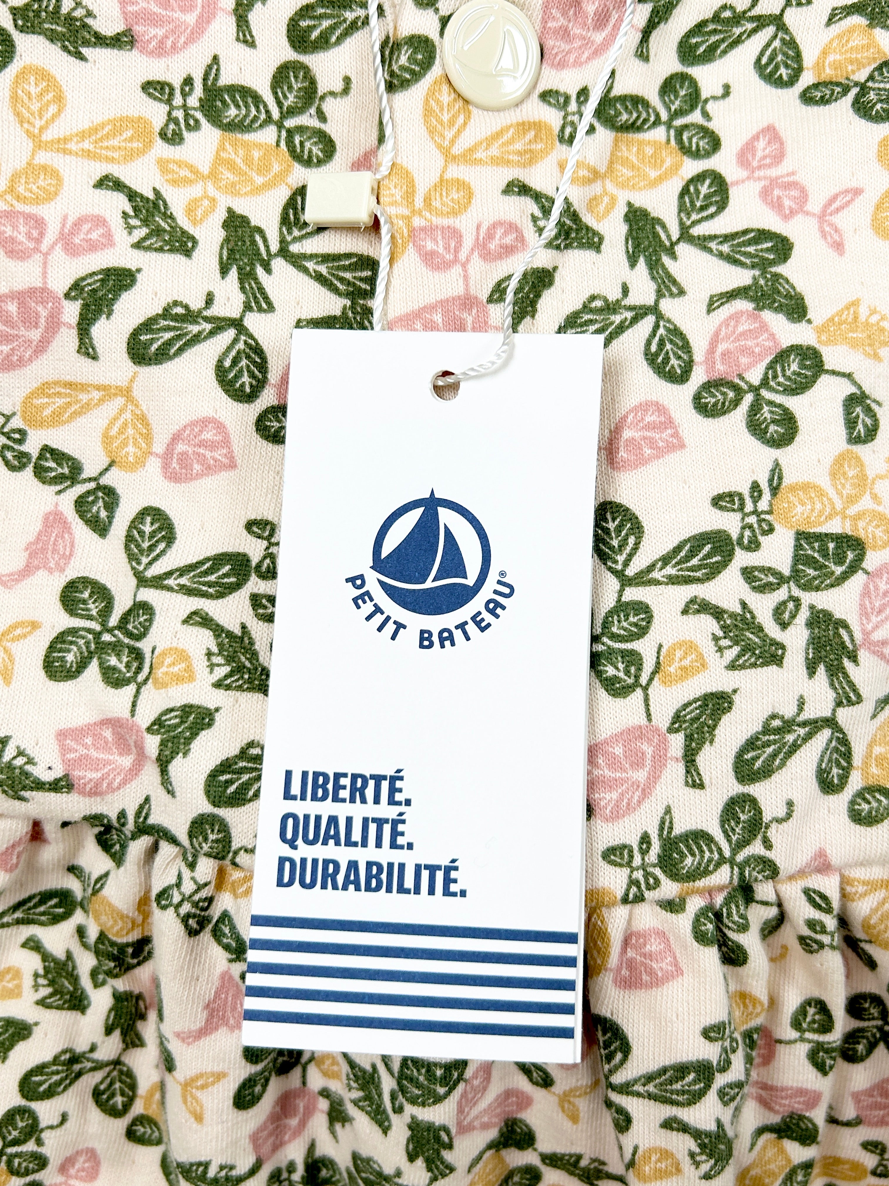 Ensemble robe legging fleuri 6 mois