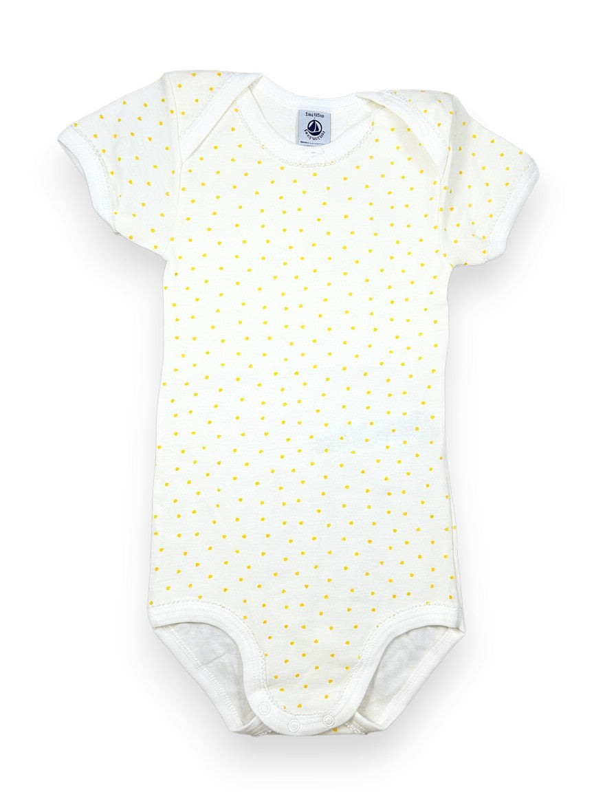 Body manches courtes coeurs 36 mois
