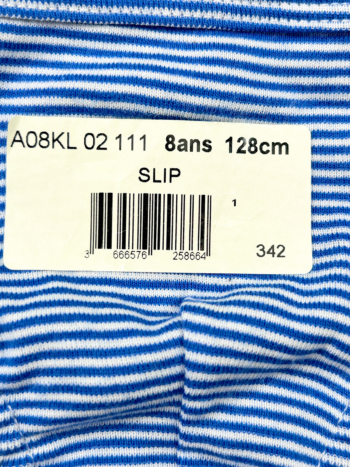 Slip enfant 8 ans