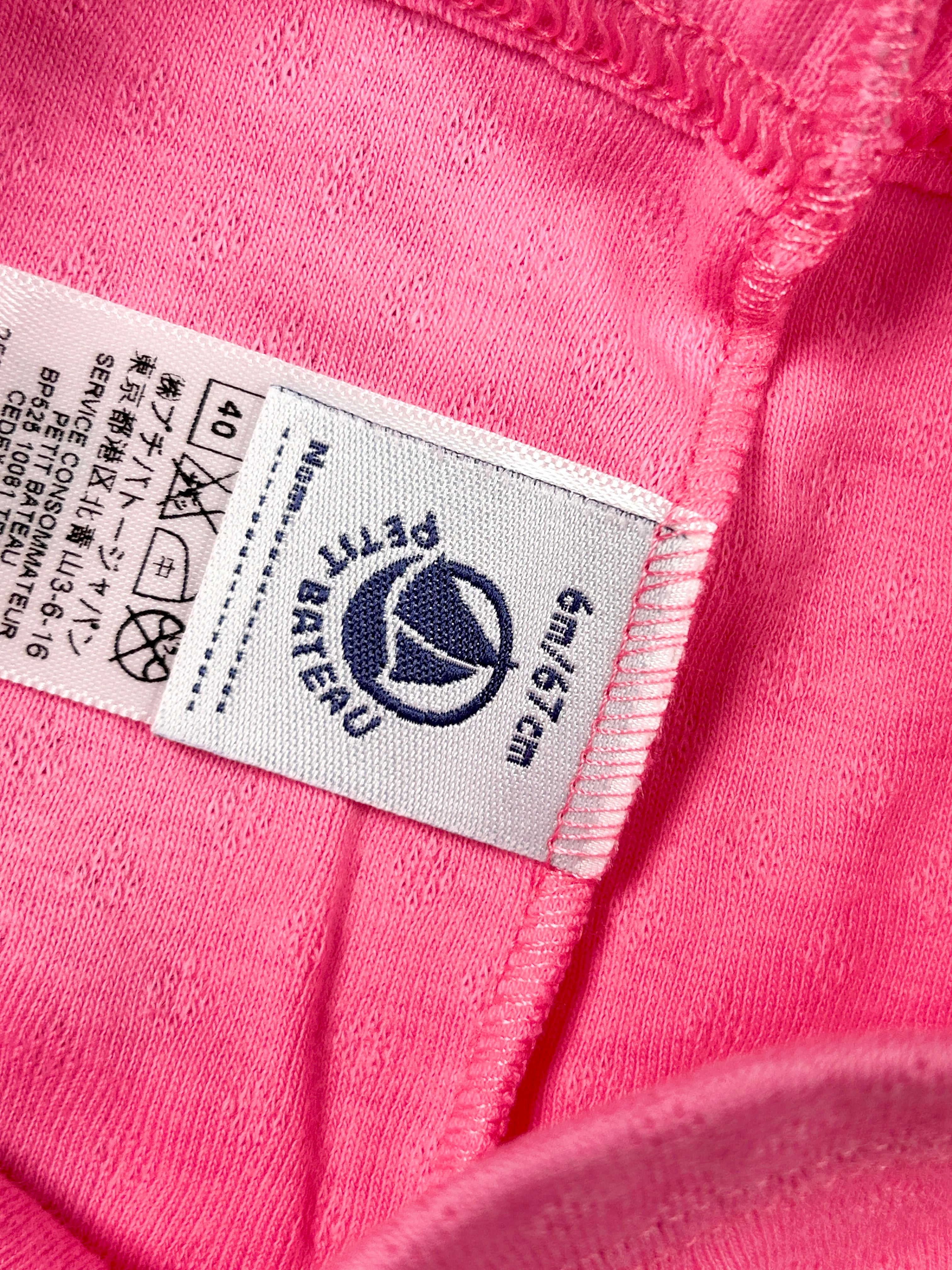 Legging fille rose fuchsia 6 mois