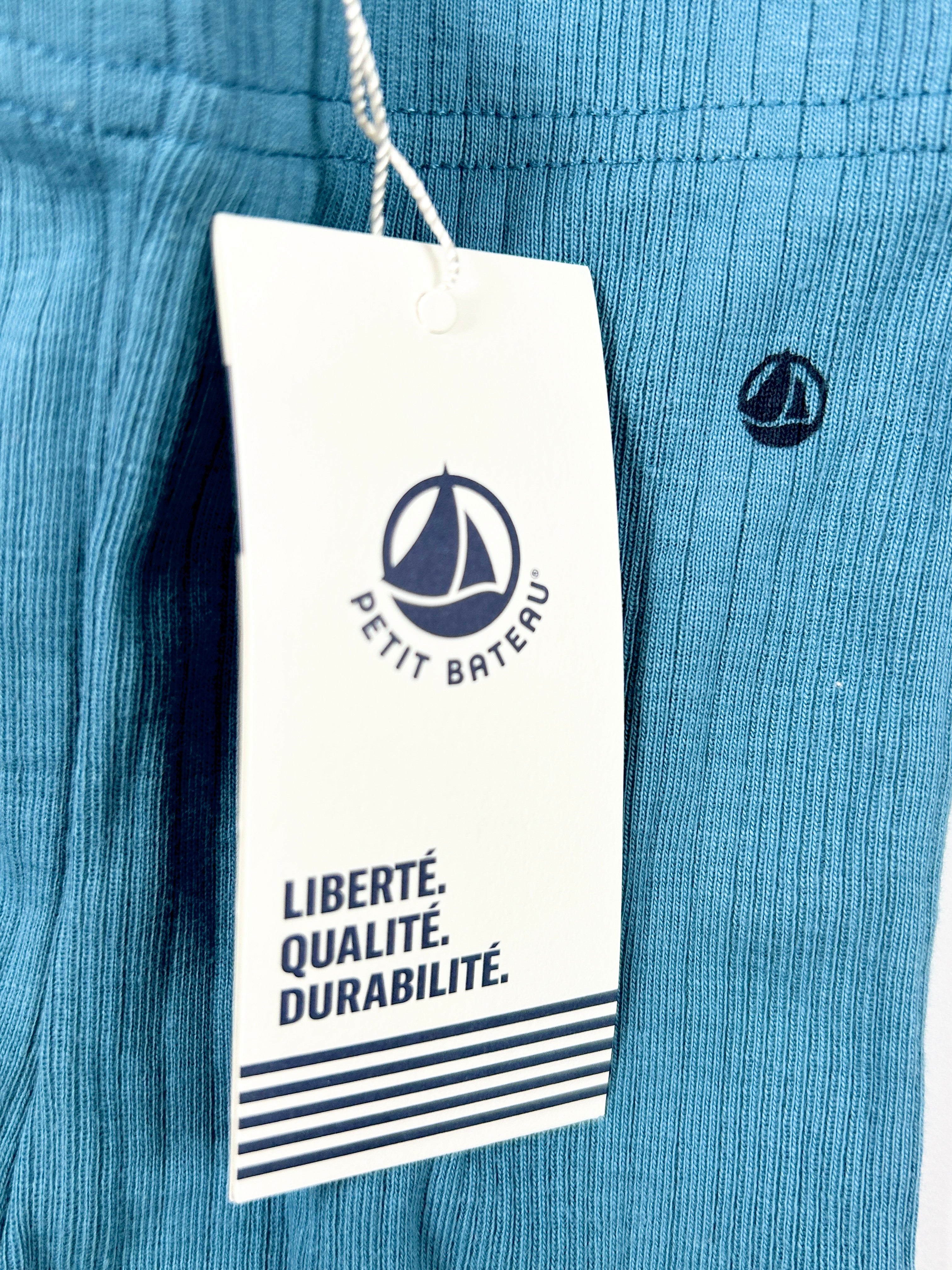 Legging bébé bleu 6 mois