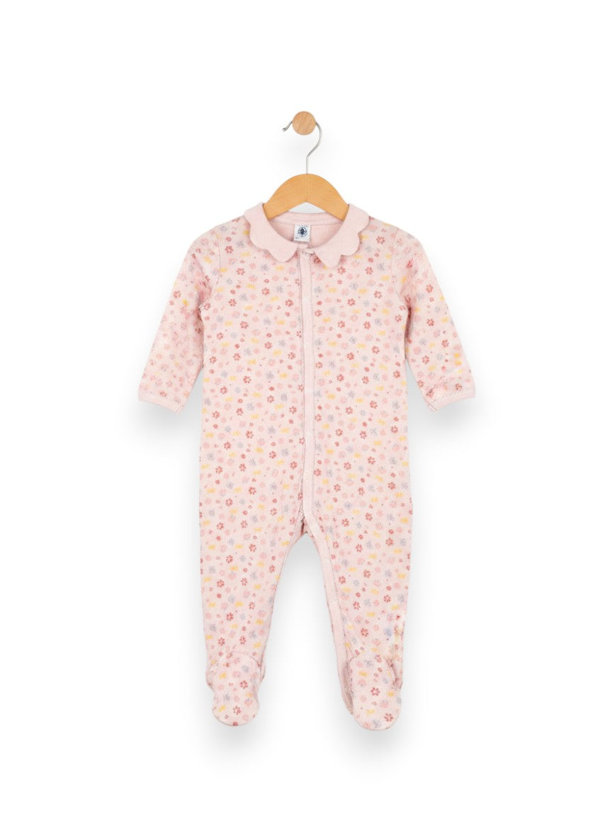 Pyjama enfant col fleuri 24 mois