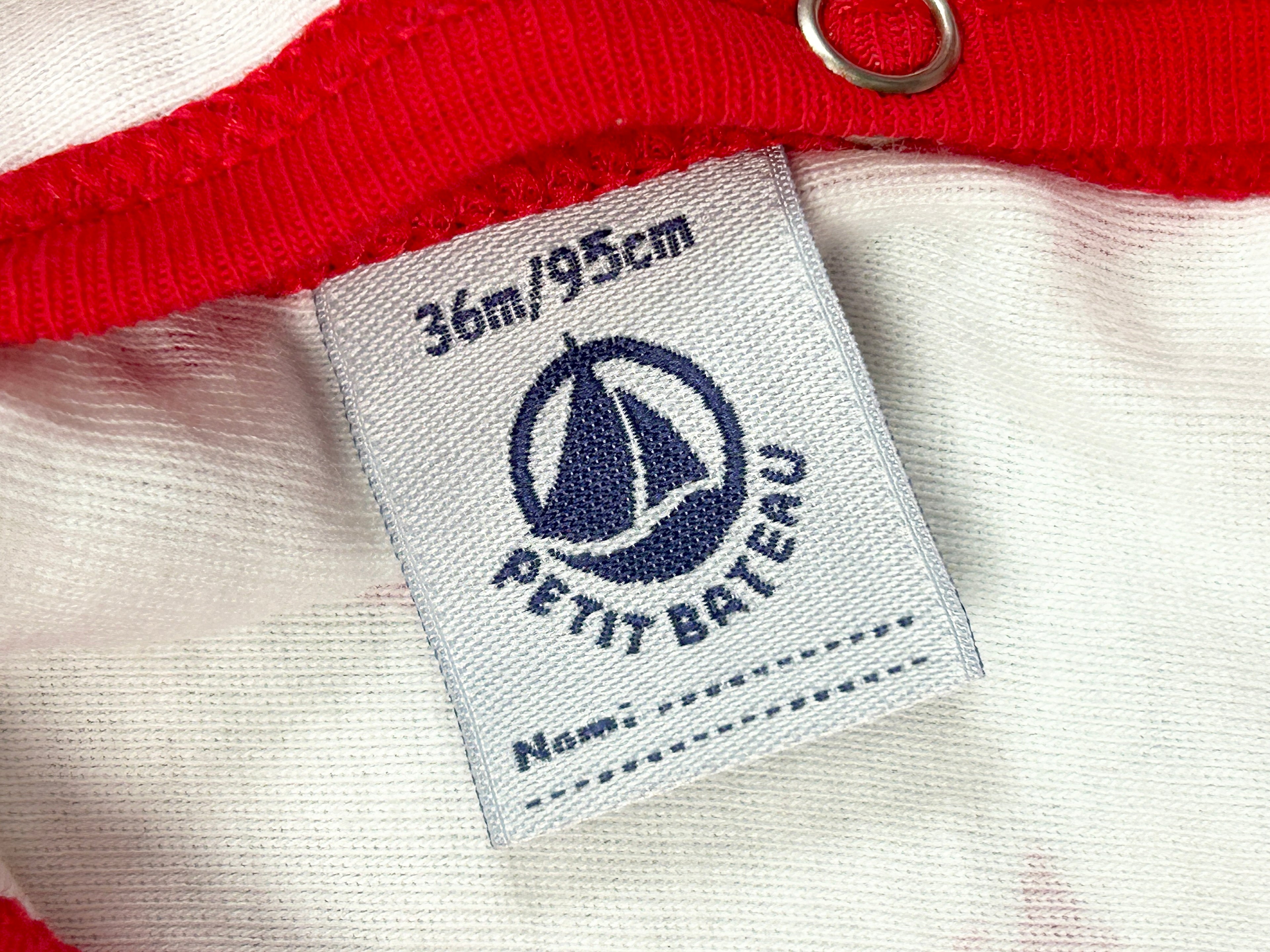 Pyjama enfant bateaux rouges 36 mois