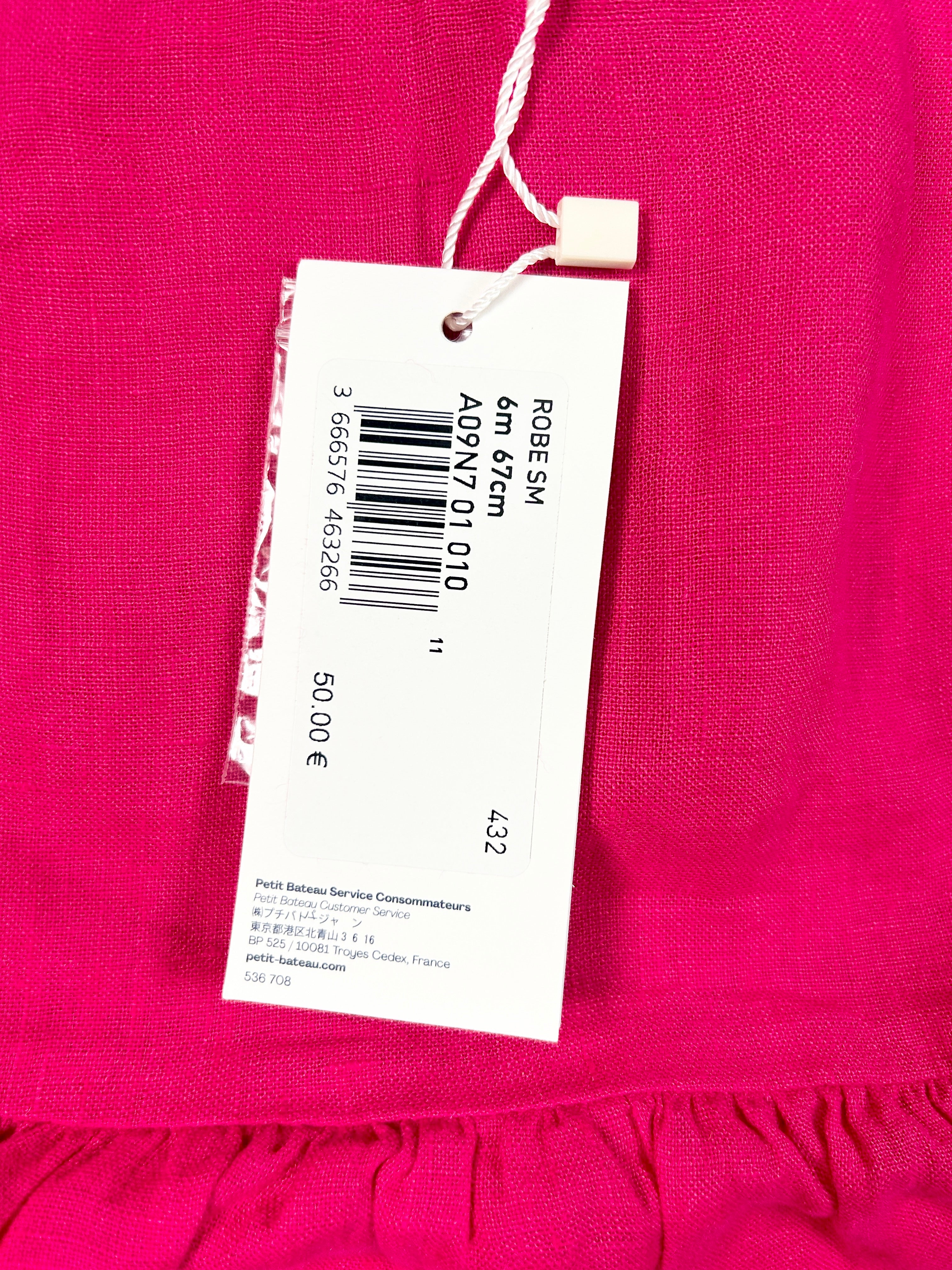 Robe sans manches bébé 6 mois