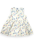 Robe sans manches bébé pois 6 mois