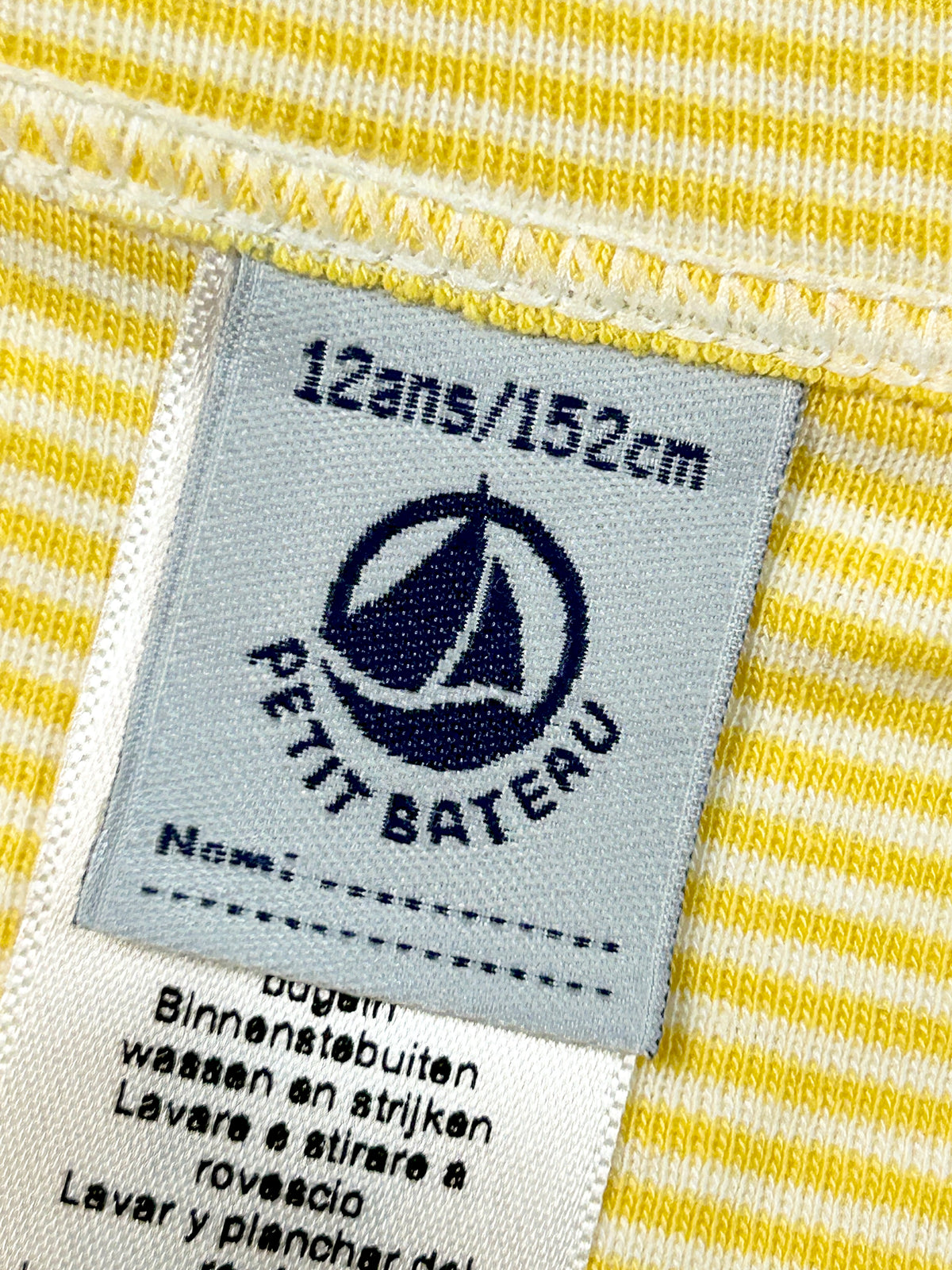 Slip rayures 12 ans