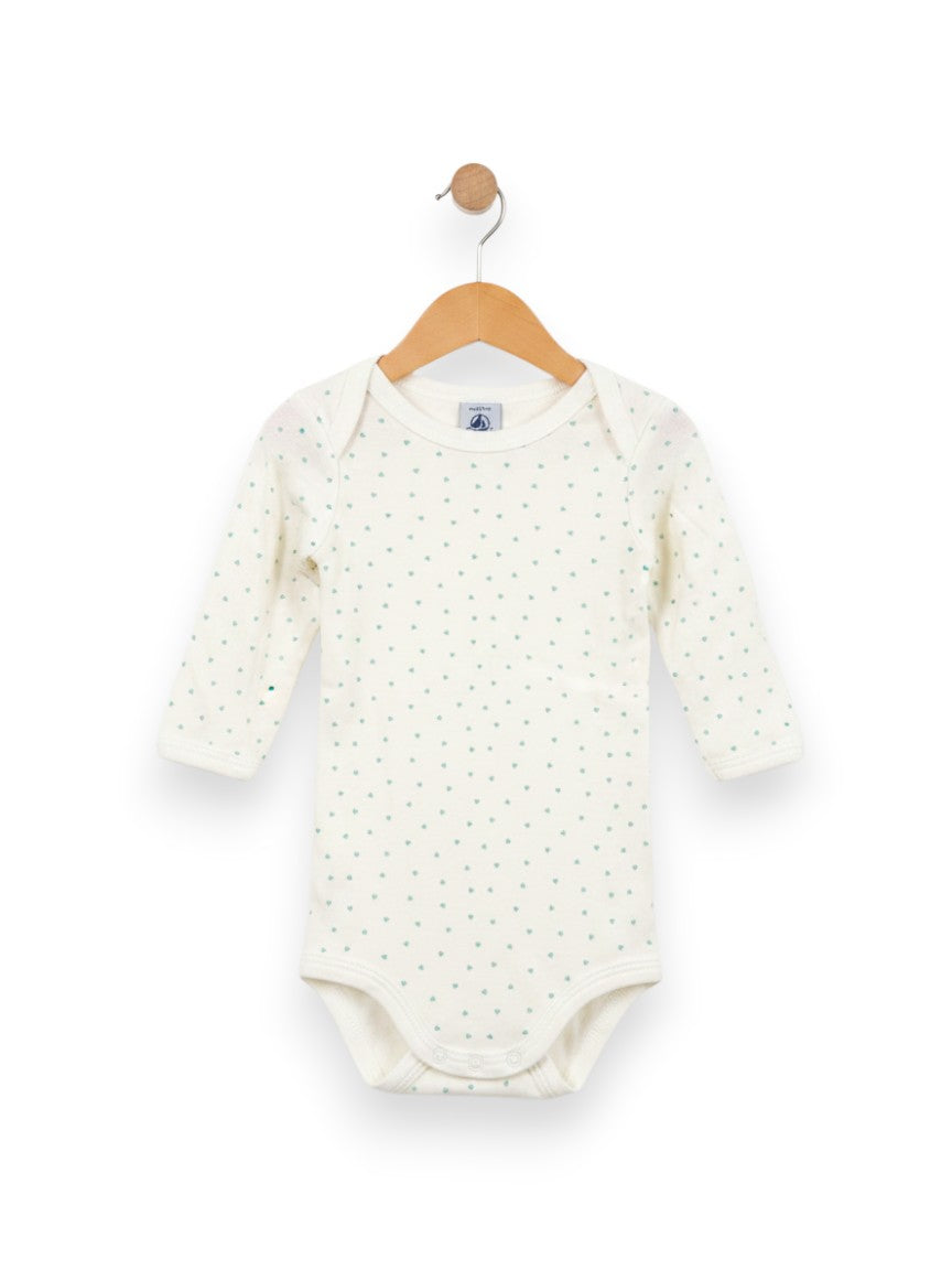 Body manches longues coeurs 6 mois