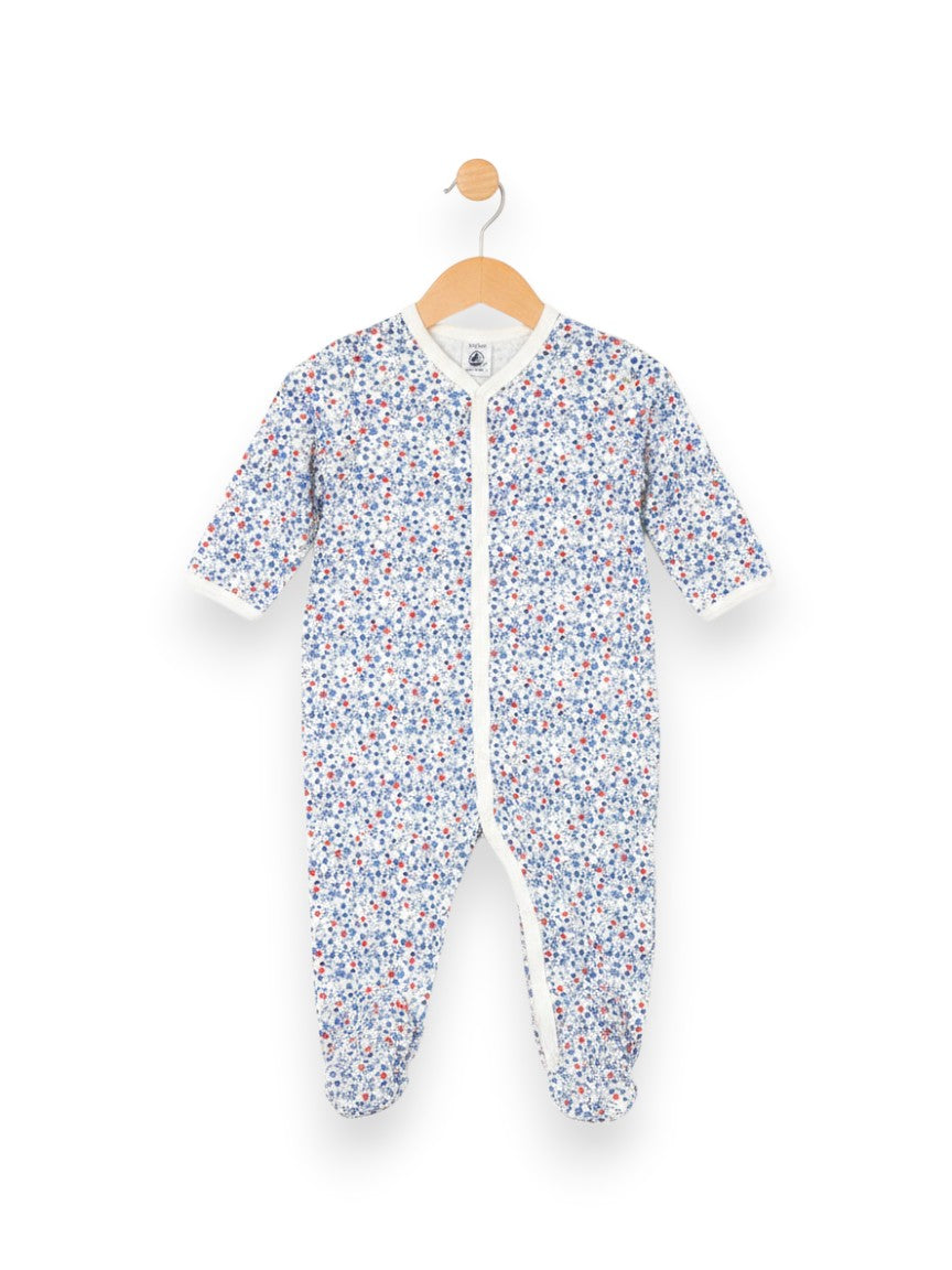Pyjama bébé fleuri 12 mois