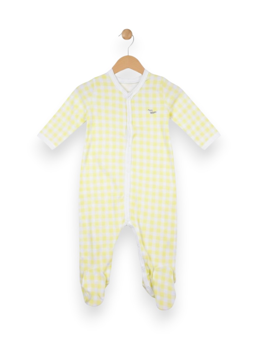 Pyjama bébé carreaux 12 mois