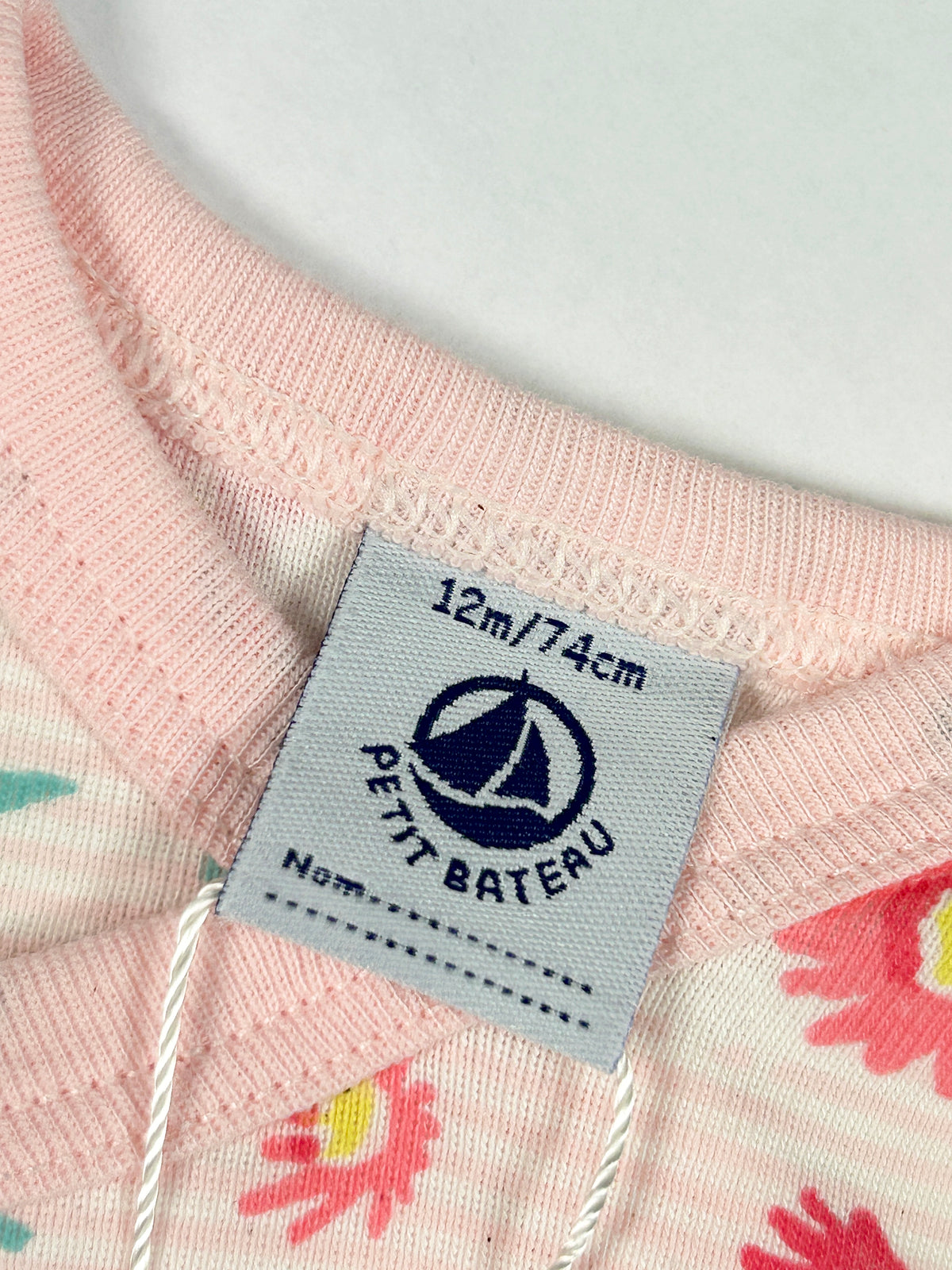 Pyjama bébé fleuri 12 mois