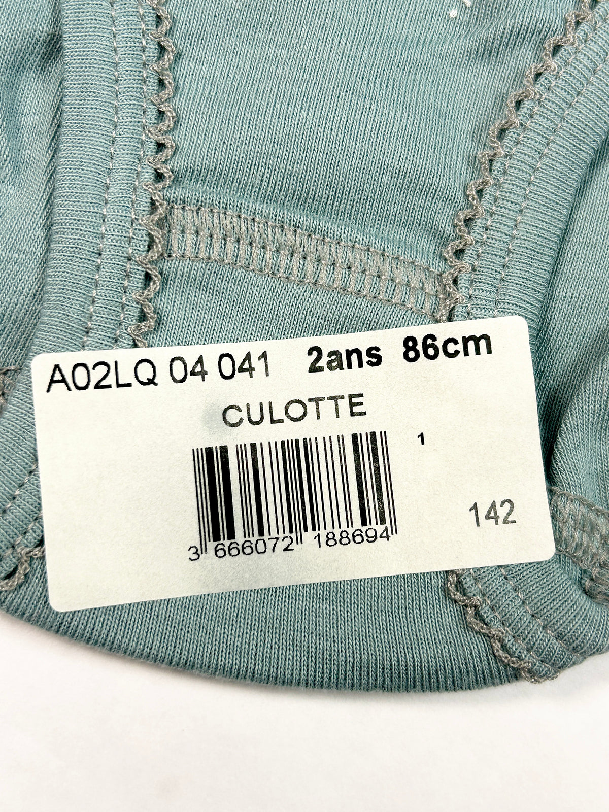 Culotte fille 2 ans