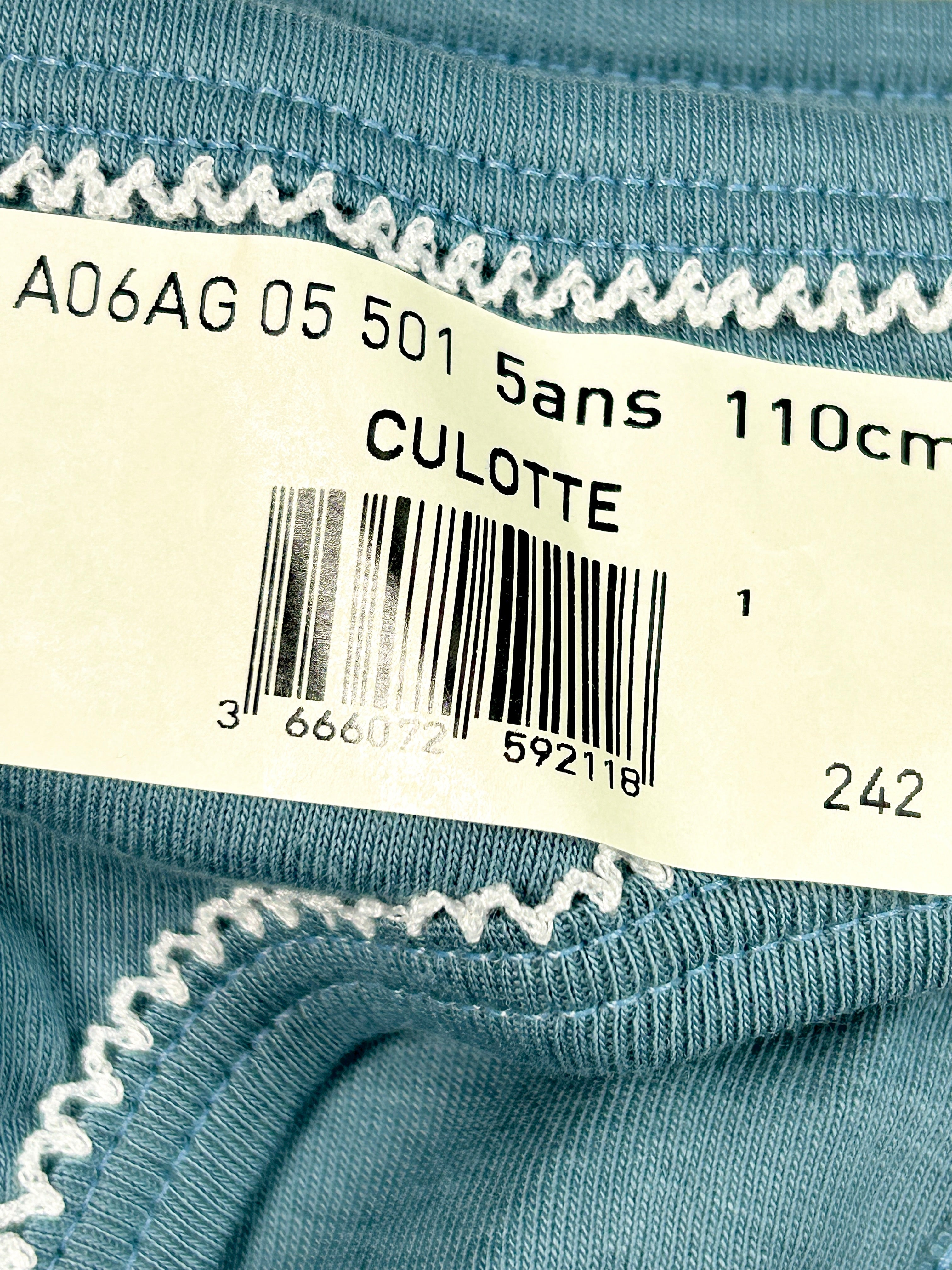 Culotte fille 5 ans