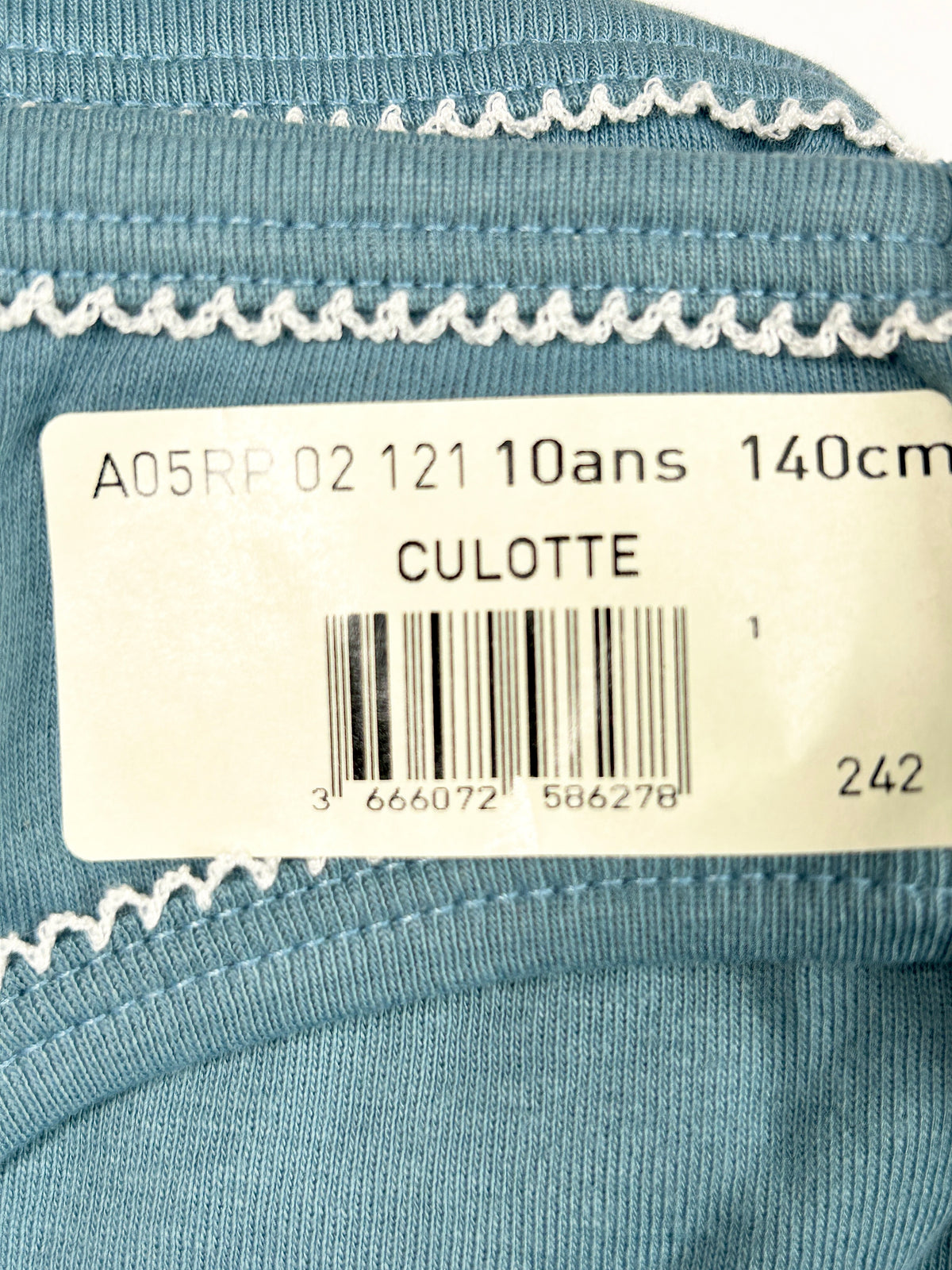 Culotte fille 10 ans