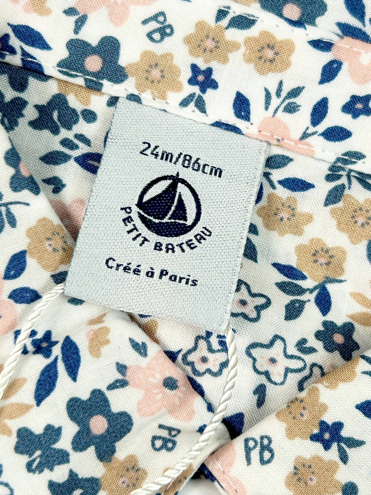 Chemise fleuri 24 mois
