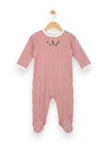 Pyjama fille rayures 12 mois