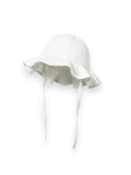 Chapeau Capeline fille blanc 12-18 mois