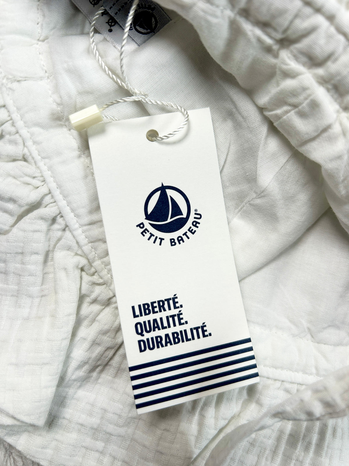 Chapeau Capeline fille blanc 12-18 mois