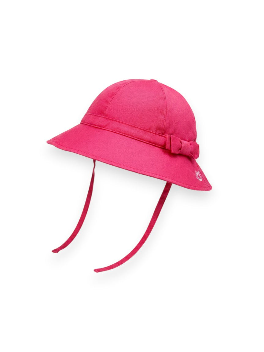 Chapeau Capeline bébé fille rose 3-6 mois