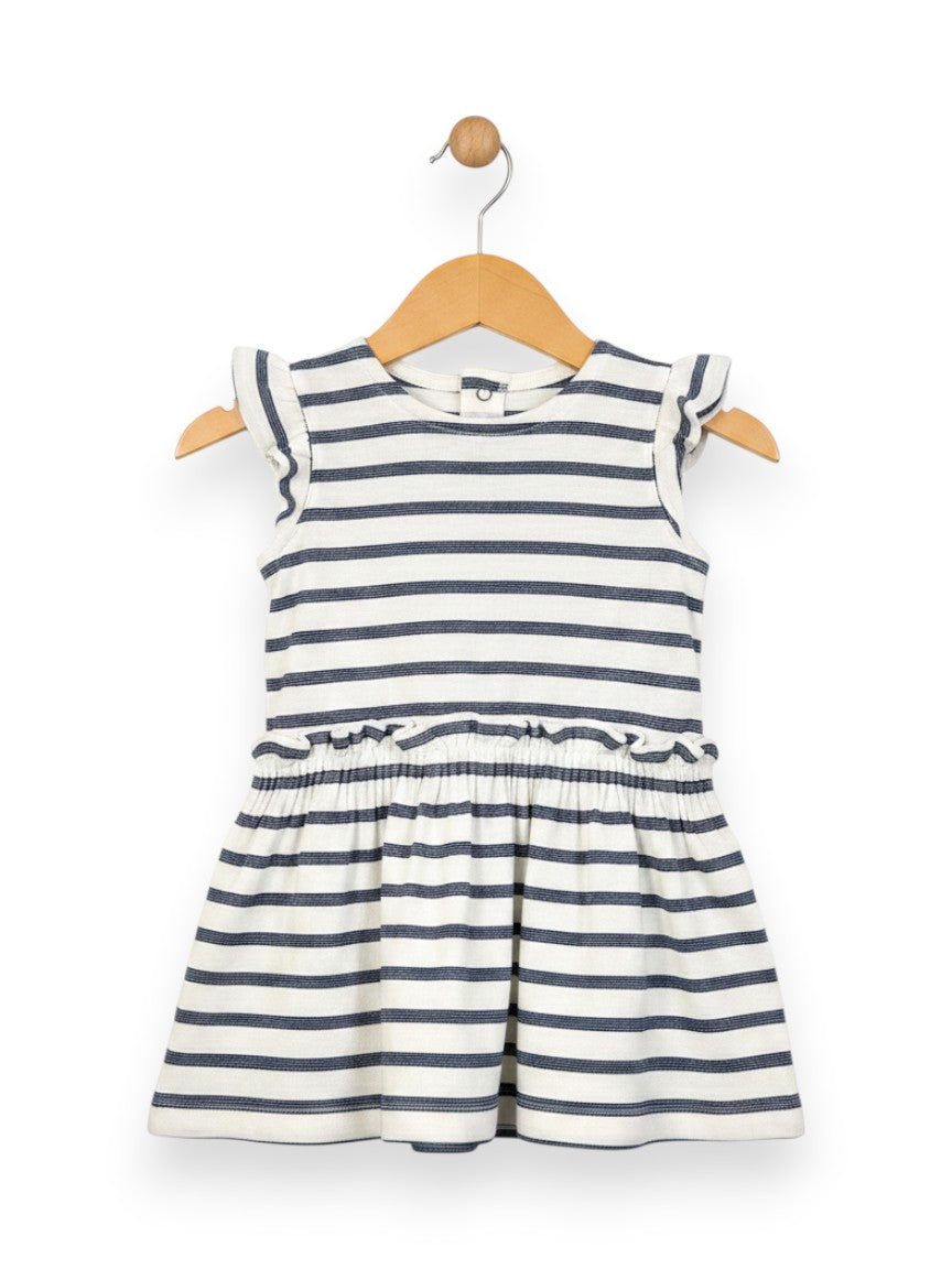 Robe manches courtes en lin 6 mois