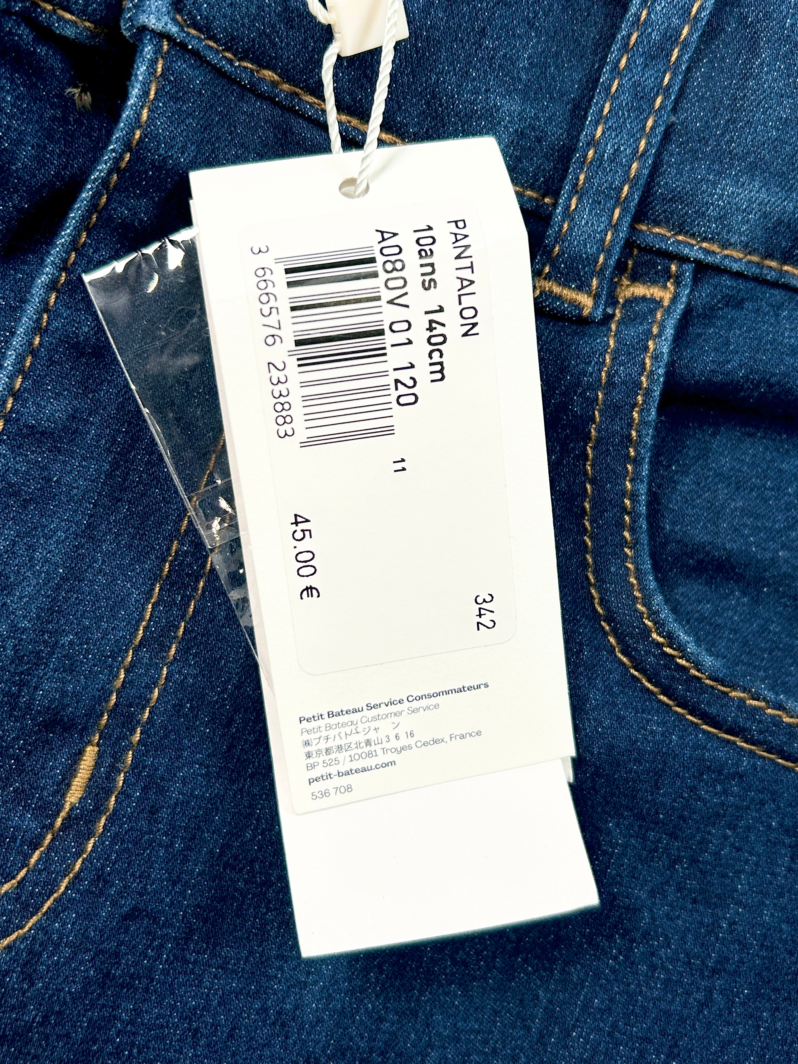 Jeans enfant garçon 10 ans