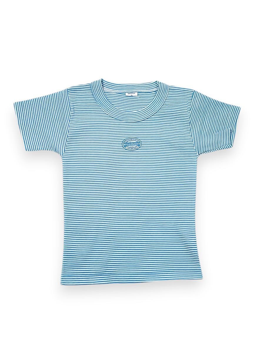 T-shirt manches courtes rayures 2 ans