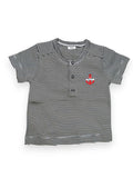 T-shirt manches courtes rayures 6 mois