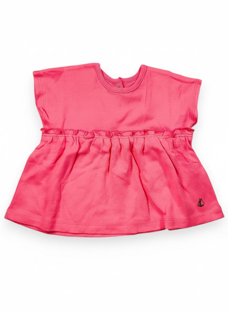 Blouse manches courtes fille 6 mois