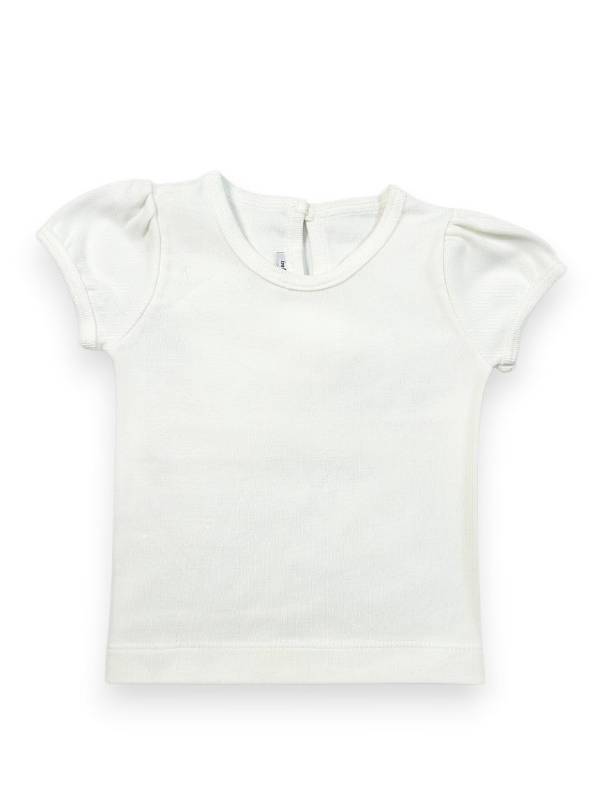 T-shirt manches courtes fille 6 mois