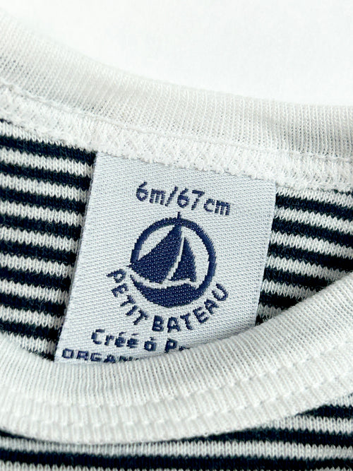 Body manches courtes marinière 6 mois