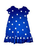 Robe manches courtes pois 10 ans