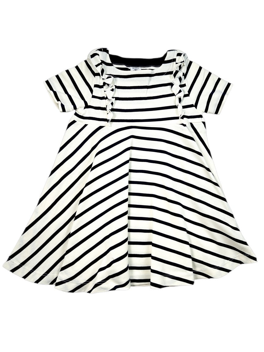 Robe manches courtes marinière 3 ans