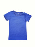 T-shirt manches courtes fille violet 2 ans