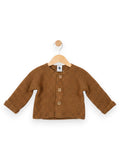 Cardigan Gilet point mousse marron 6 mois