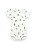Body manches courtes en lin 3 mois