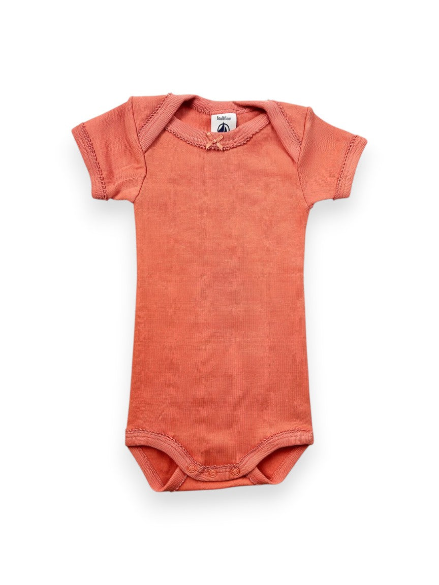 Body manches courtes en lin 3 mois
